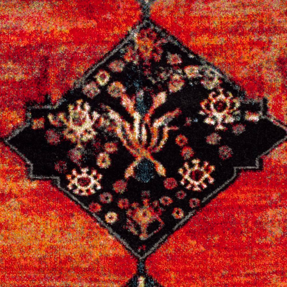 Vintage Hamadan VTH217 Power Loomed Indoor Area Rug - Orange/Multi - 8'x10' - Safavieh