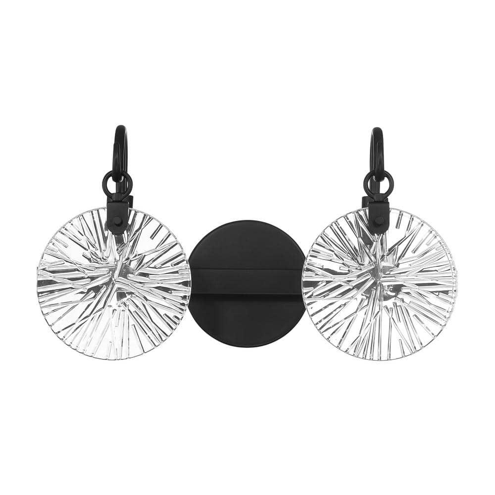Savoy House Addison 2 - Light Vanity in  Matte Black