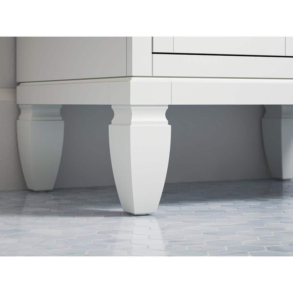 Hearthaven 30'' Free Standing Single Bathroom Vanity Cabinet with Sink and Quartz Top