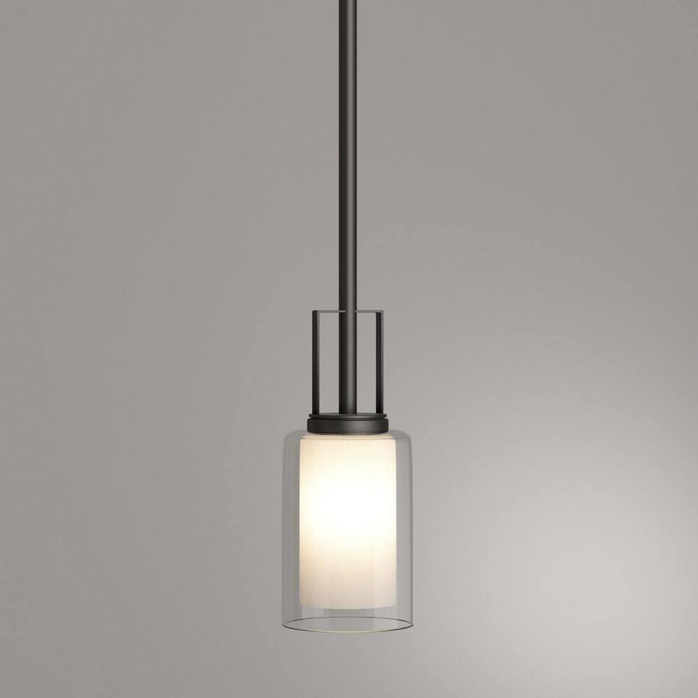 4101-172-Minka Lavery-Parsons Studio - 1 Light Mini Pendant in Transitional Style - 10 inches tall by 4.25 inches wide-Smoked Iron Finish