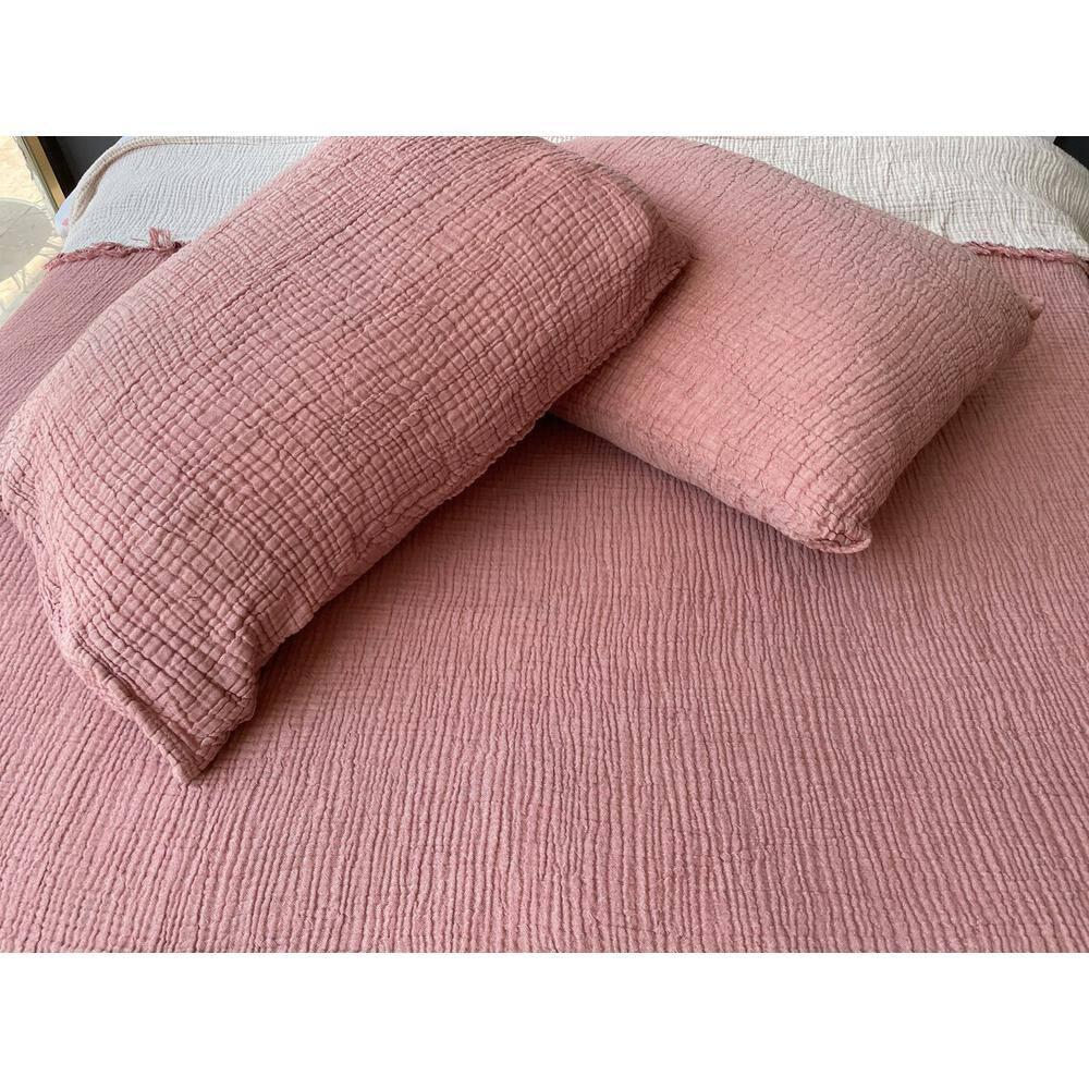 sussexhome Muslin Shams Turkish Cotton Pillow Sham (Set of 2)