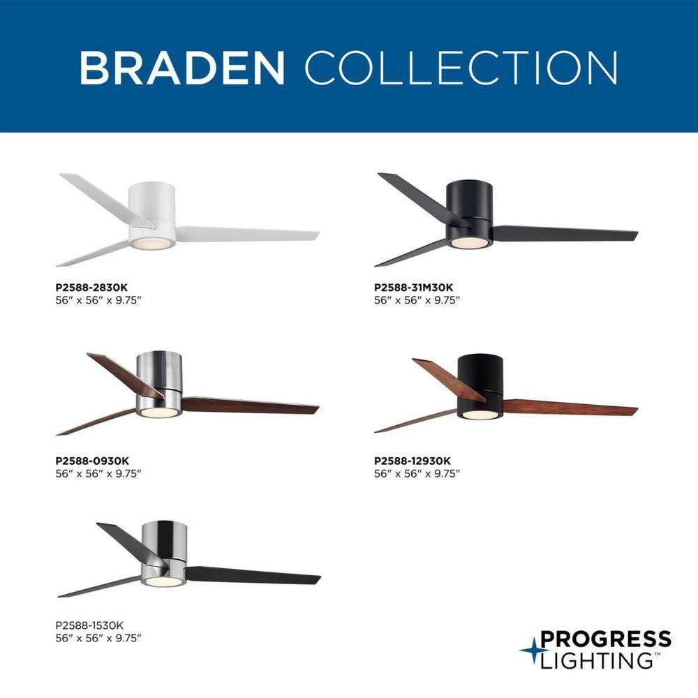 Goren 56'' 3 Blade Ceiling Fan with LED Light Kit