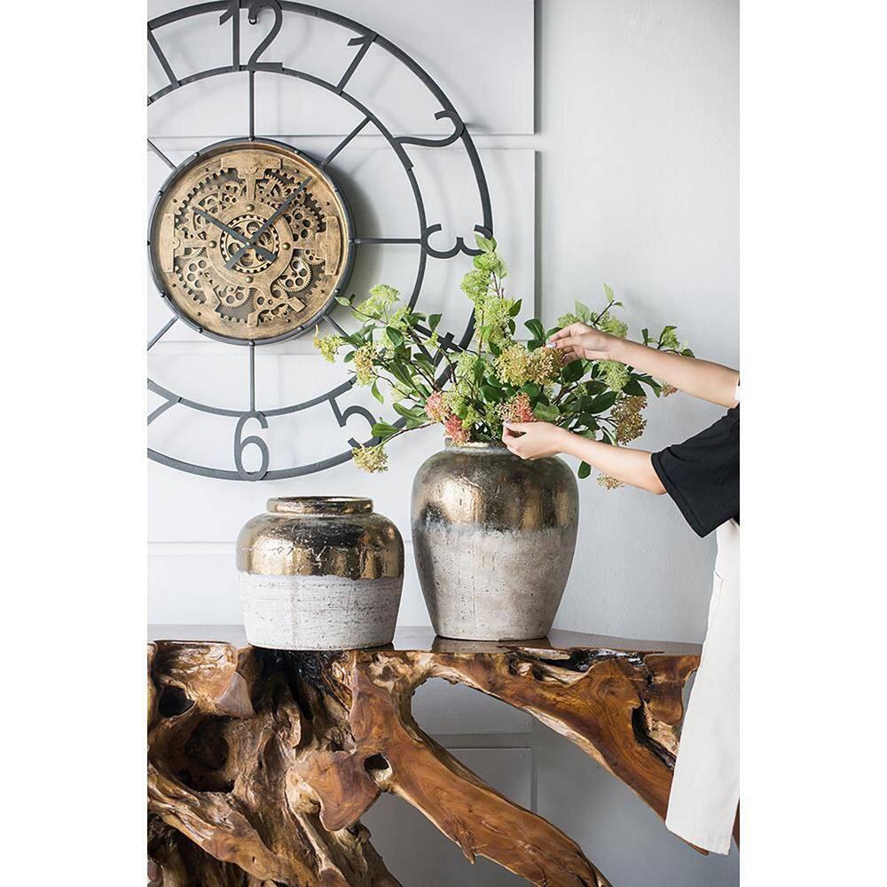 Libra 15.8'' Handmade Terracotta Table Vase