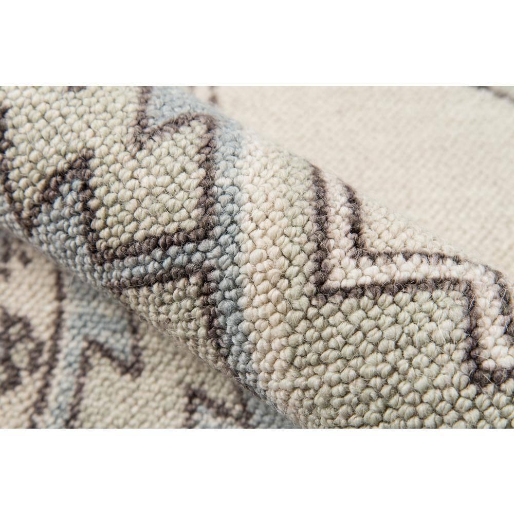 3'3"x5' Medallion Loomed Accent Rug Light Blue - Momeni: Traditional Wool & Nylon, Low Pile, Indoor Rectangle Rug