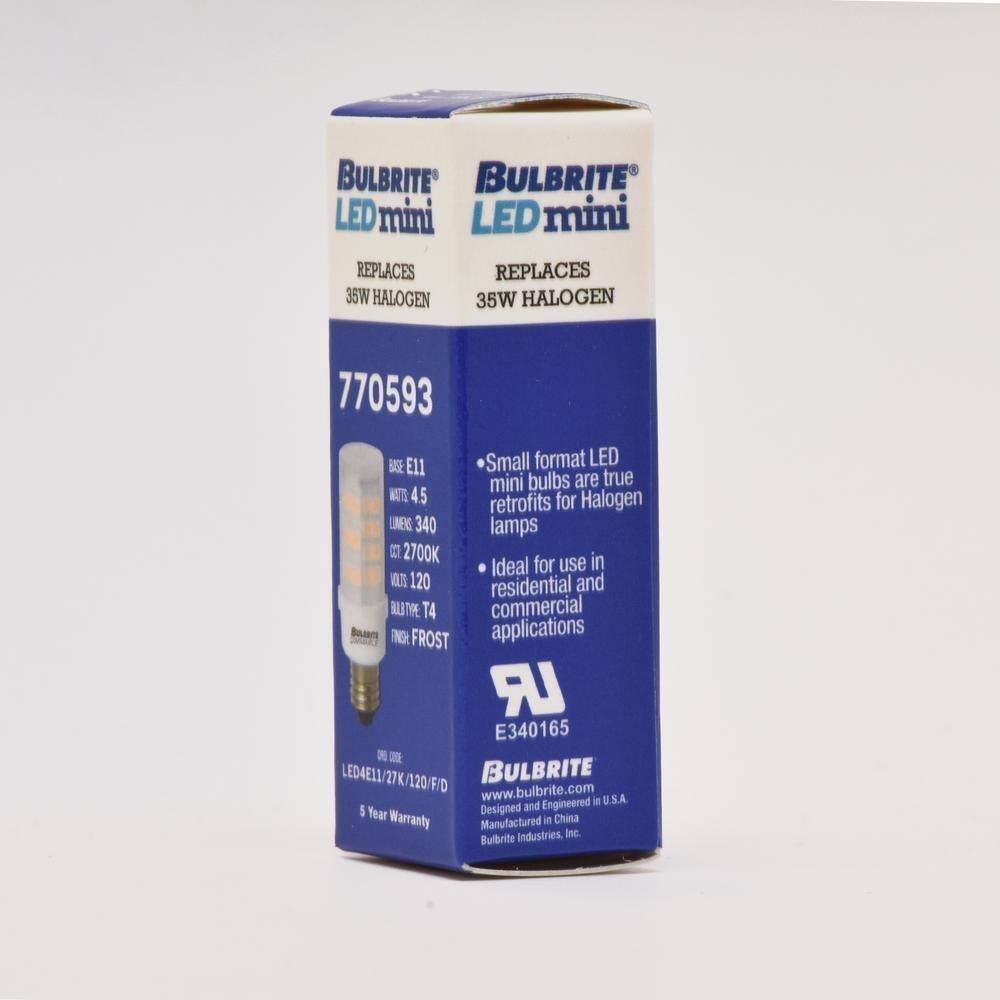 40 Watt Equivalent T4 Dimmable LED Bulb
