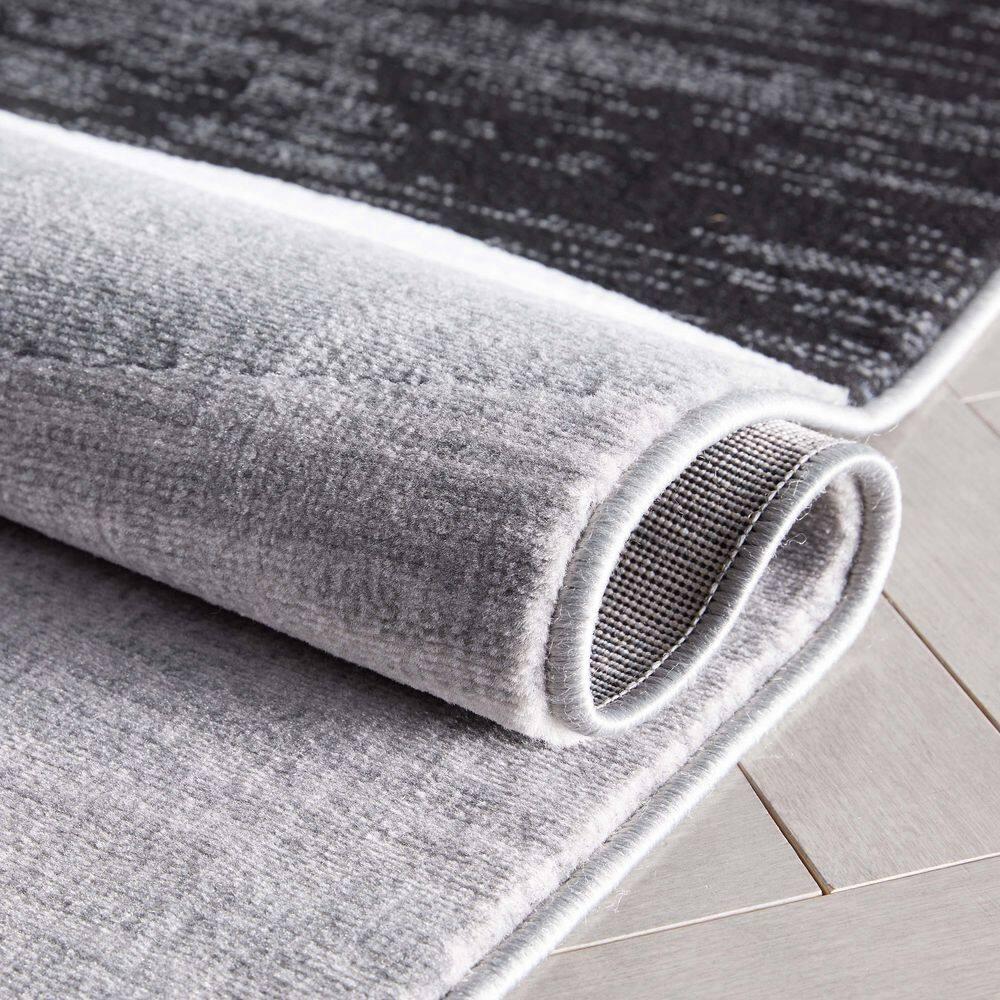 Well Woven Dulcet Bingo Modern Geometric Grey 3'11" x 5'3" Area Rug
