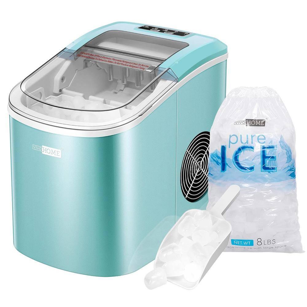 VIVOHOME 27lbs/day Electric Portable Ice Maker Machine With Hand Scoop And Self Cleaning Function