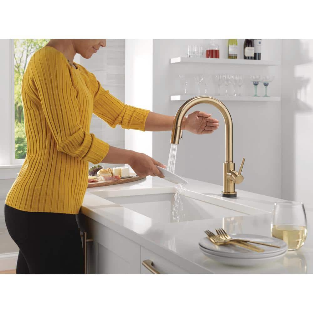 Trinsic Pull Down Sprayer Touch Kitchen Sink Faucet, Touch Control Kitchen Faucet