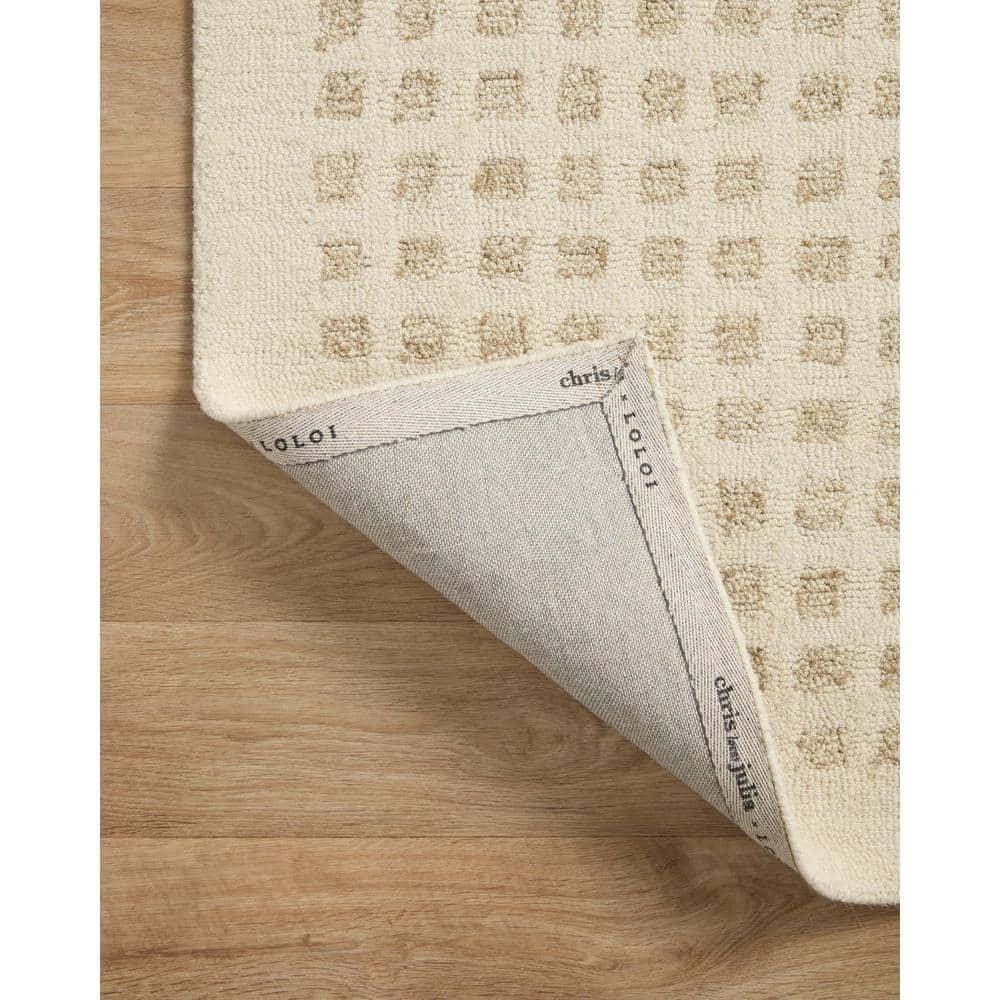 Chris Loves Julia x Loloi Polly Handmade Ivory/Natural Rug