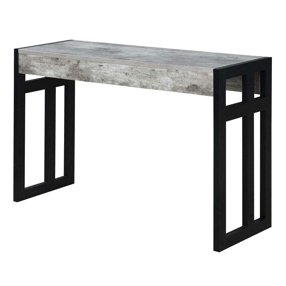 Convenience Concepts Monterey Console Table, Faux Birch/Black