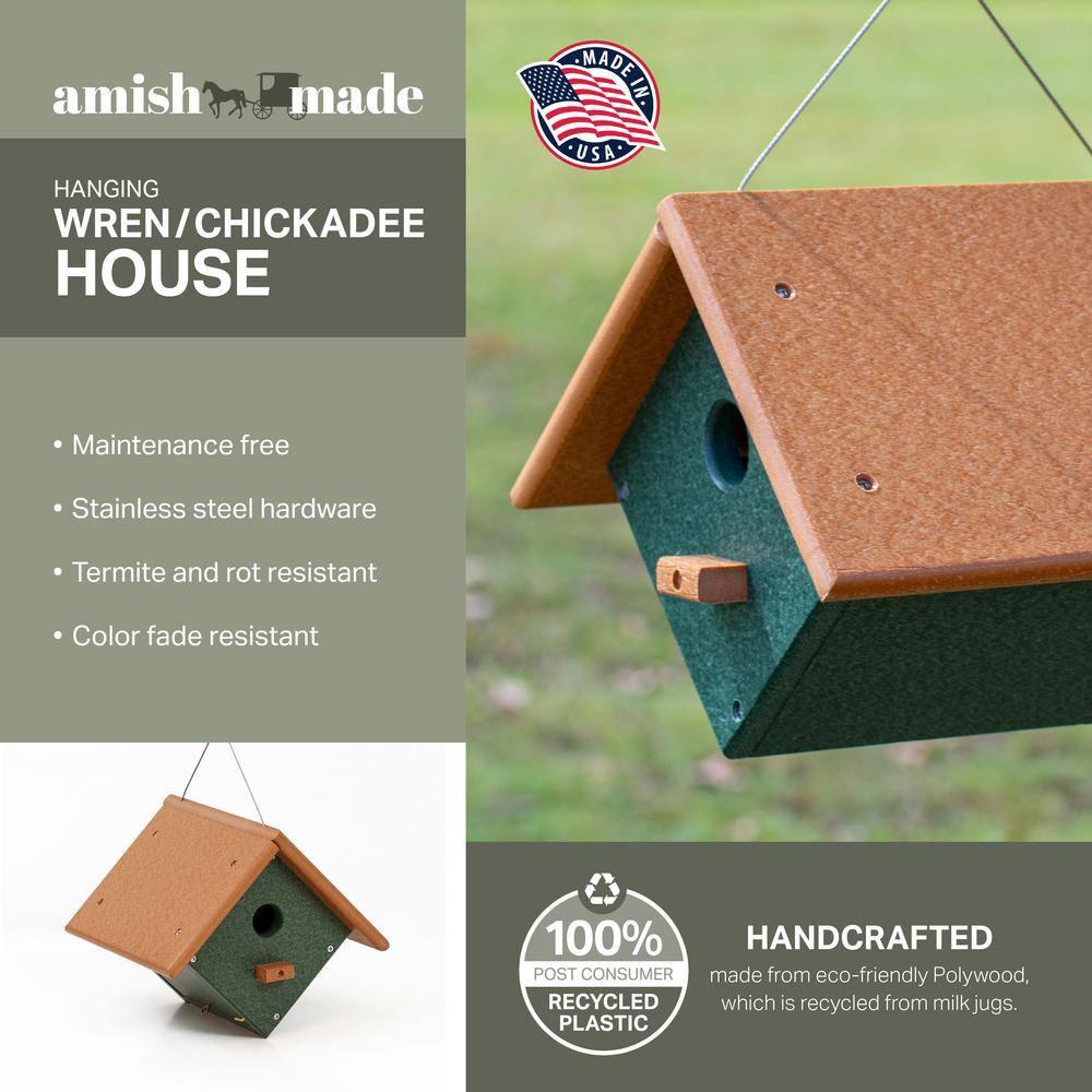 Outdoor Leisure Products 8'' H x 9'' W x 9'' D Hanging No Additional Durability Birdhouse