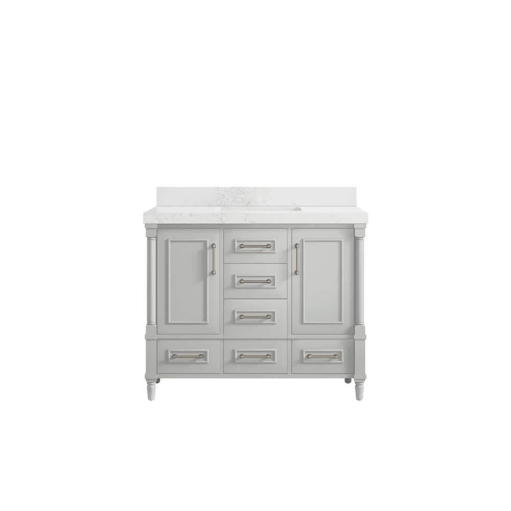 Willow Collections Aberdeen 42'' Single Bathroom Vanity with Quartz Top
