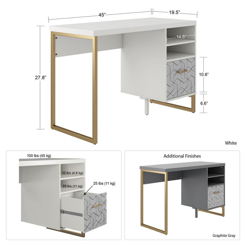 CosmoLiving by Cosmopolitan Scarlett Desk