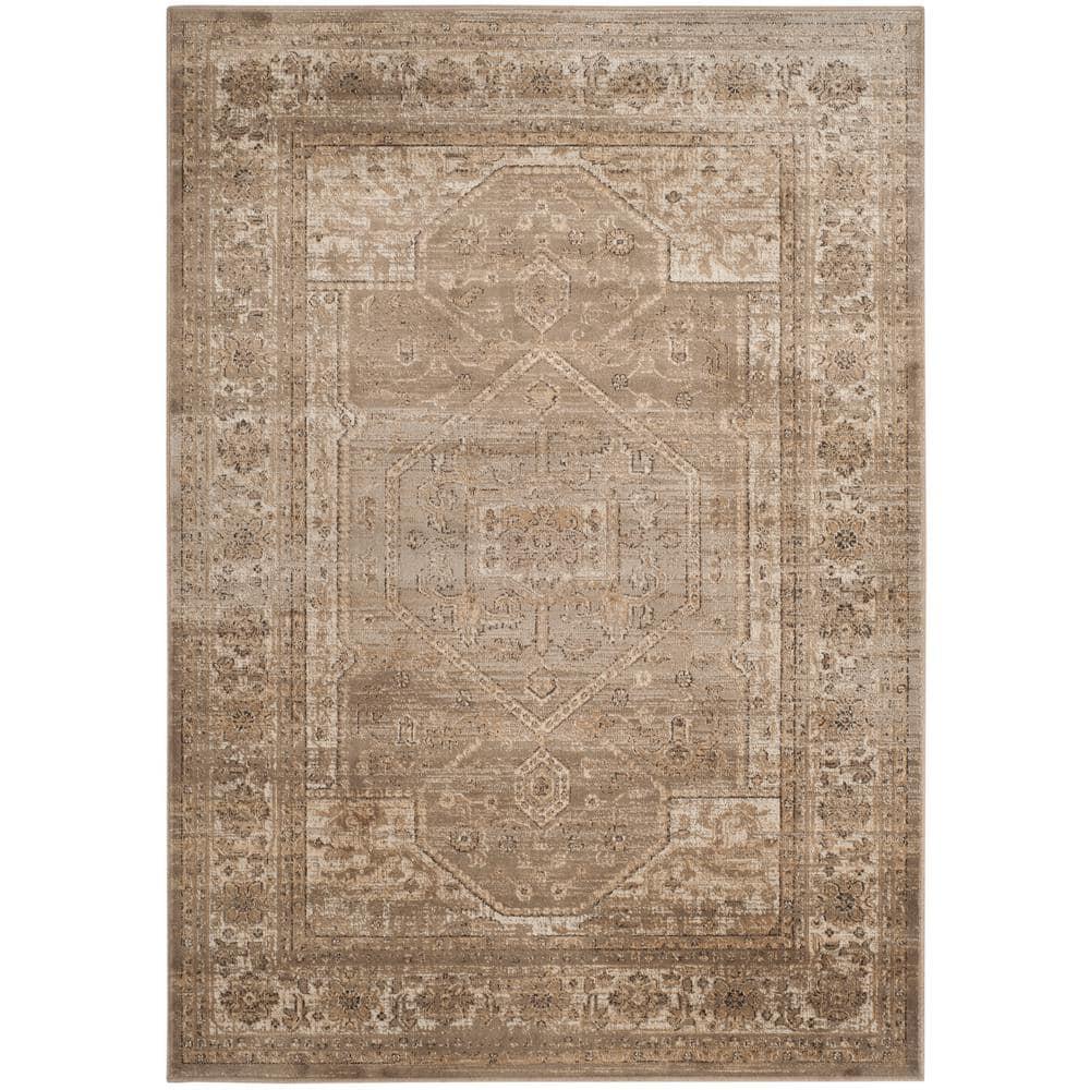 Vintage VTG116 Power Loomed Indoor Area Rug - Mouse - 4'x5'7" - Safavieh.