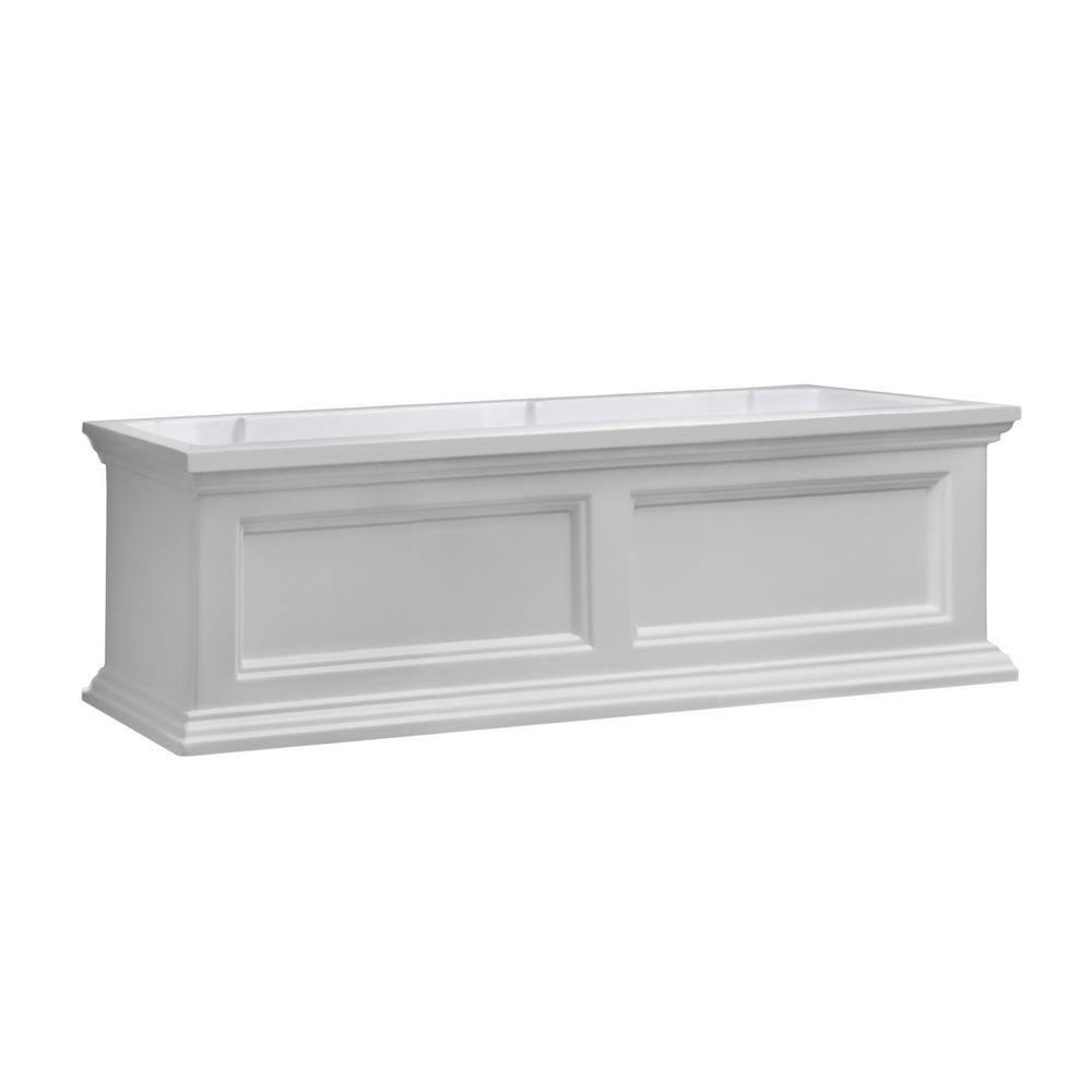 Mayne Inc. Anastasiya Resin Window Box Planter with Water Reservoir