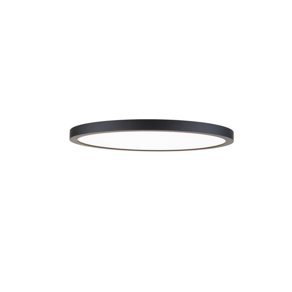 Simple Circle Dimmable LED Flush Mount Light