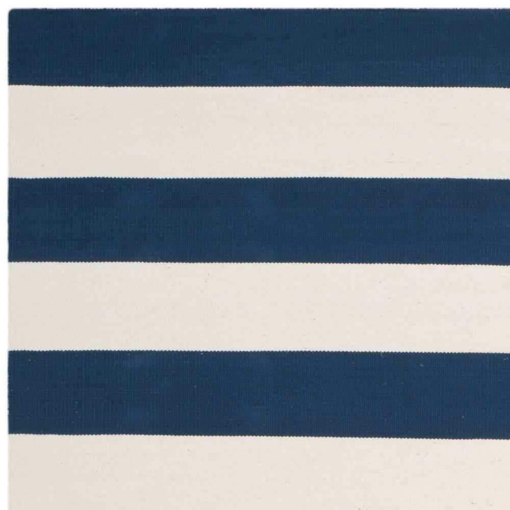 Montauk MTK712 Hand Woven Indoor Area Rug - Navy/Ivory - 8'x8' - Safavieh.