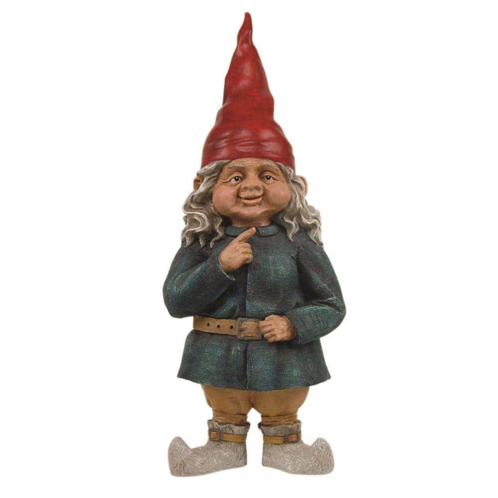 HomeStyles Old World Gnomes Zelda the Female Gnome Garden Statue