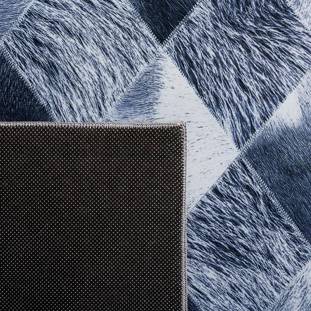 Faux Hide FAH550 Power Loomed Machine Washable Area Rug - Grey/Dark Grey - 6'x9' - Safavieh.