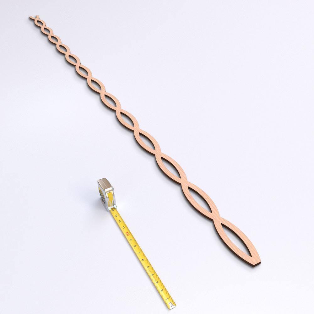 Ekena Millwork Rakaia Adjustable Wood Decorative Slat Wall Panel Kit