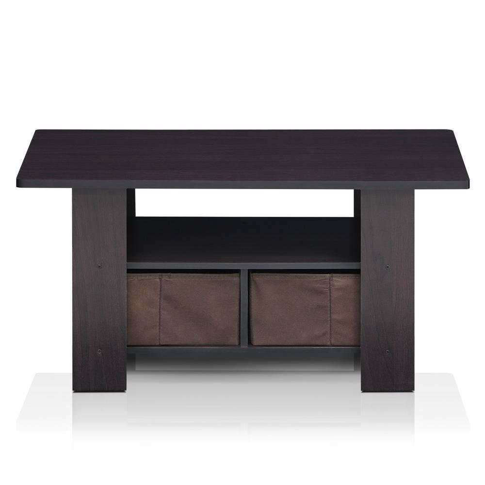 Furinno Andrey Coffee Table with Bin Drawer, Multiple Colors
