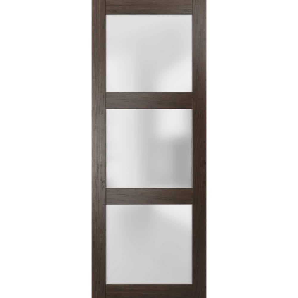 SARTODOORS Lucia Frosted Glass Standard Door Slab