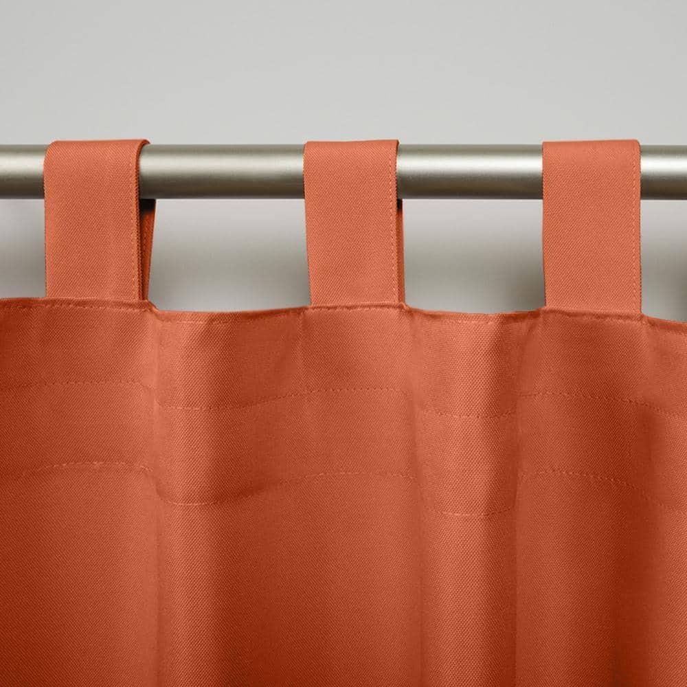 Amalgamated Textiles Polyester Semi Sheer Curtain Pair (Set of 2)