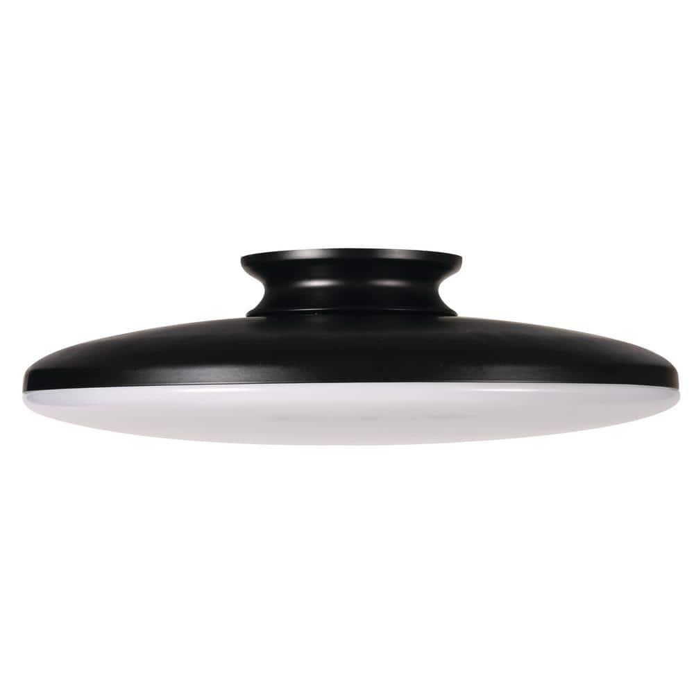 AFX  Skye LED Flush Mount with White Acrylic 25 Black Medium 15 inch N/A N/A