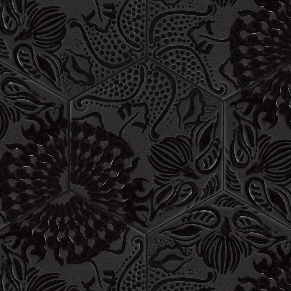 Gaudi Hex 9" x 10" Porcelain Patterned Wall & Floor Tile