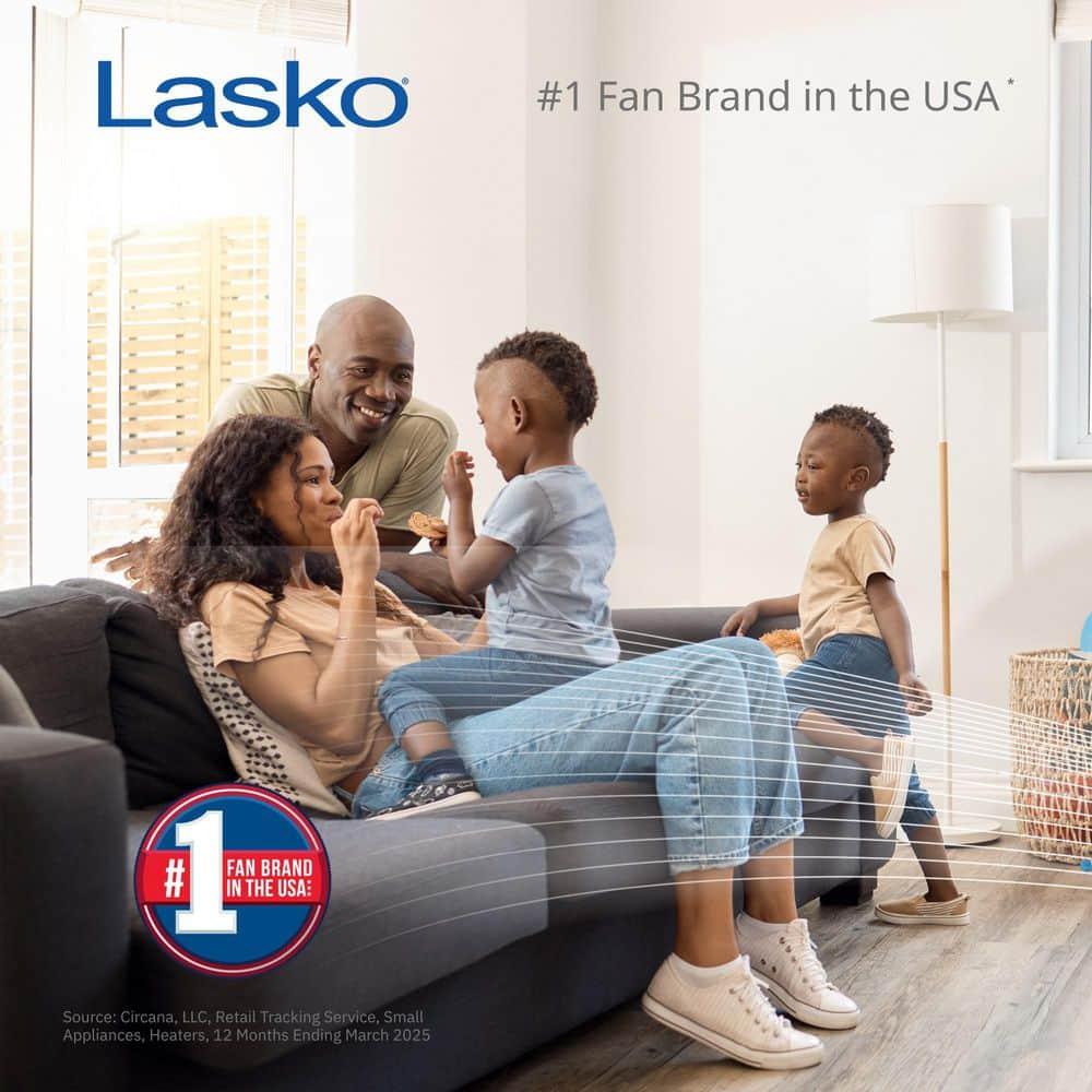 Lasko Lasko 20 Inch Cyclone Portable Full-Tilt Floor Or Wall Mount Pivoting Fan, White