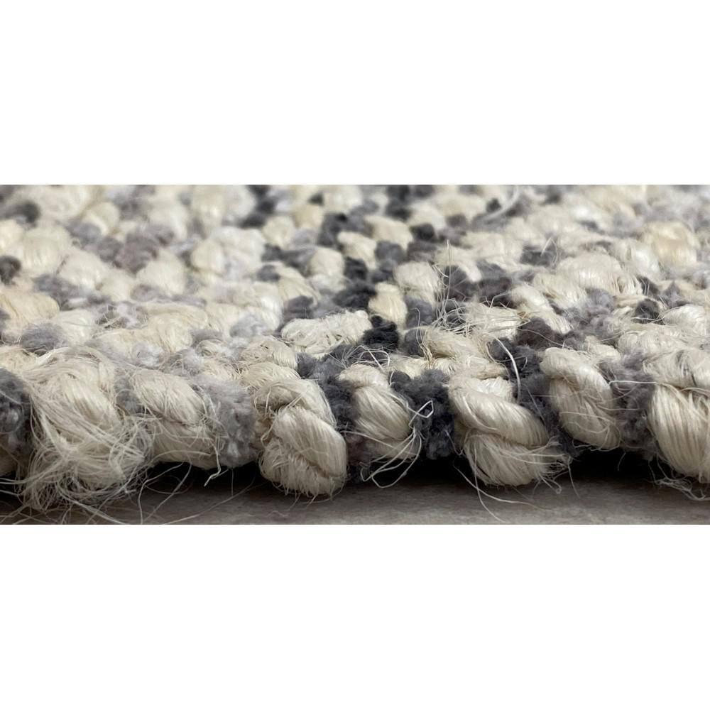 LR Home Clio 2' x 5' Tan/Gray Geometric Jute Blend Adult Indoor Area Runner Rug