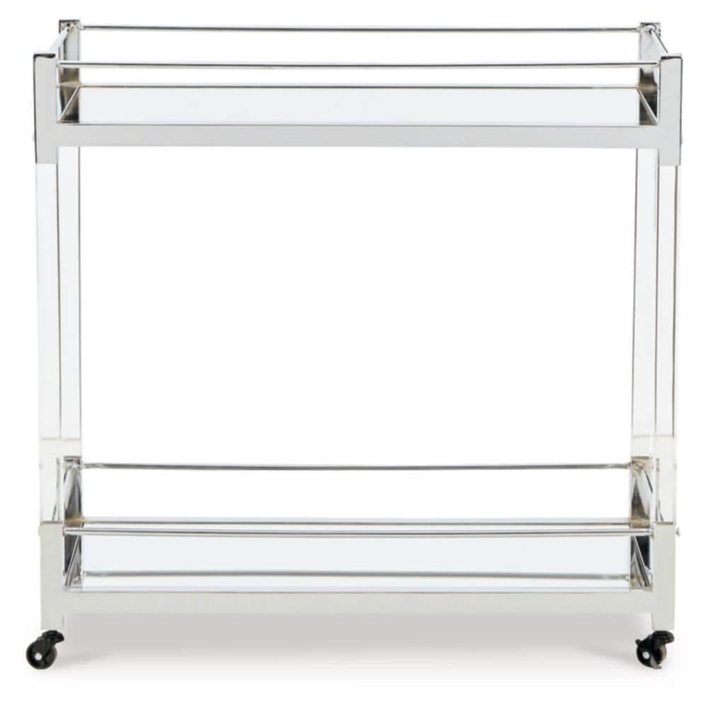 Mercer41 Acrylic, Metal Bar Cart