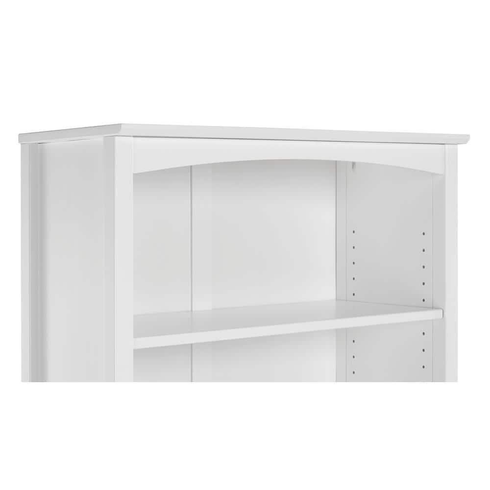 Shaker Style Bookcase - 48"H - White Finish