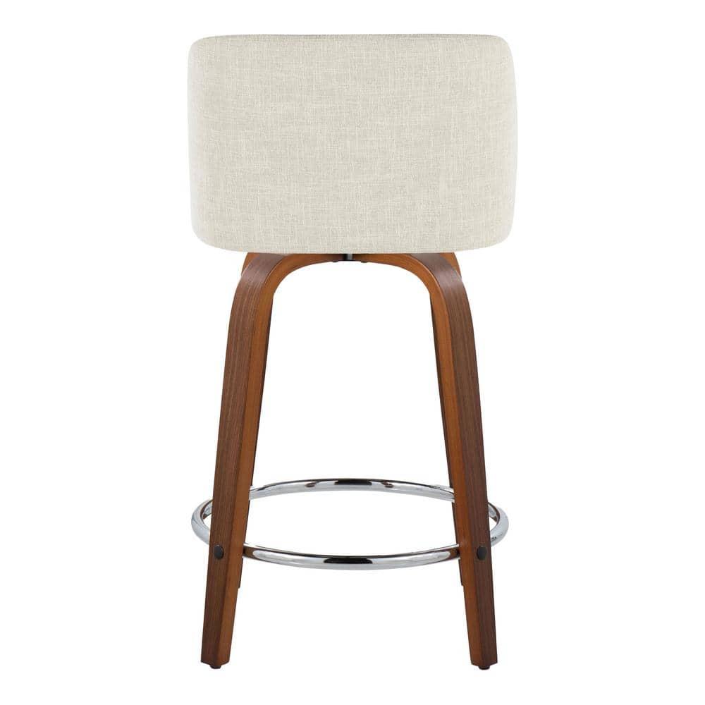 Swivel Upholstered Counter Stool