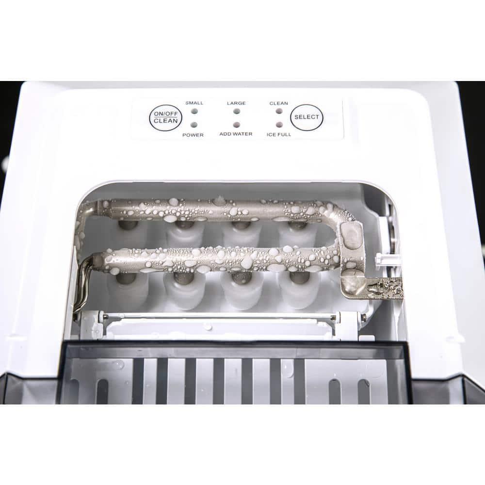 THERMOSTAR Thermostar 26-Pound Automatic Self-Cleaning Portable Countertop Ice Maker Machine With Handle