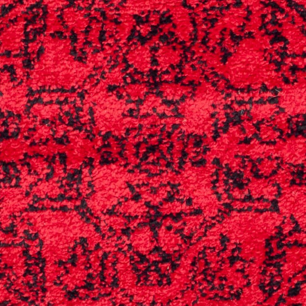 Adirondack ADR108 Machine Made Indoor Accent Rug - Red/Black - 3'x5' - Safavieh