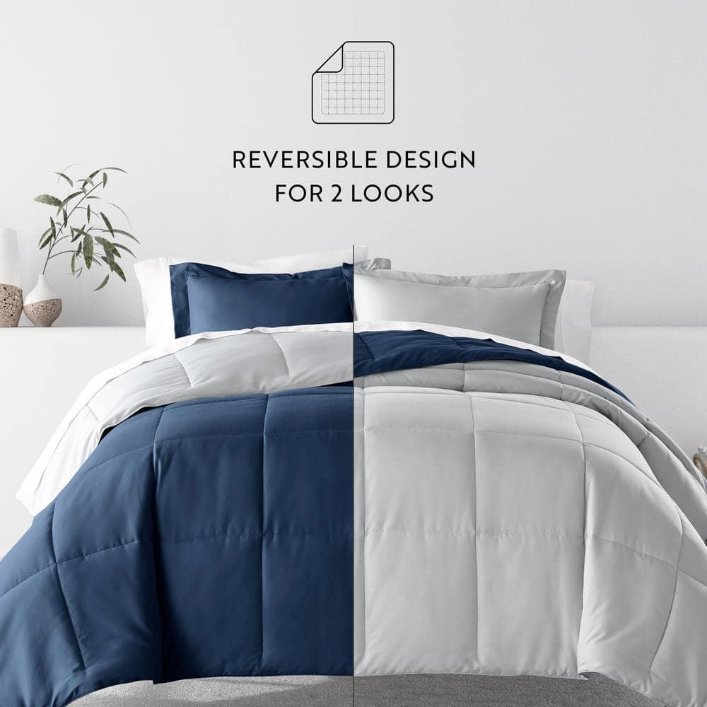 Becky Cameron Reversible Down-Alternative Comforter Bedding Set