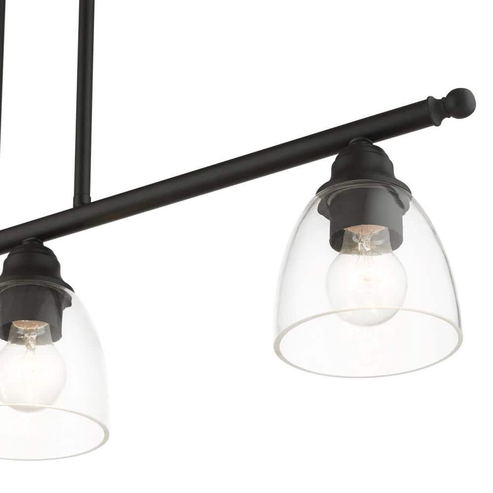 Livex Lighting Montgomery 3 - Light Chandelier in  Black