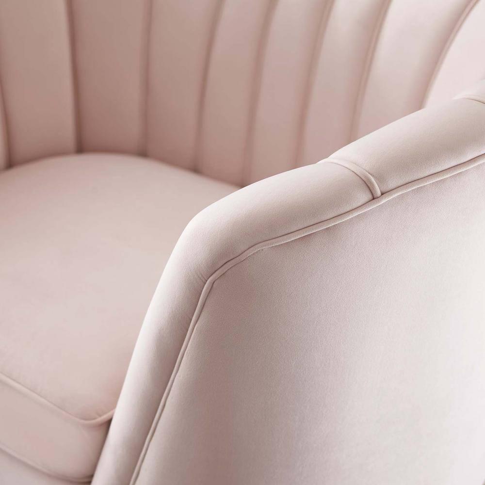 Opportunity Performance Velvet ArmchairPink