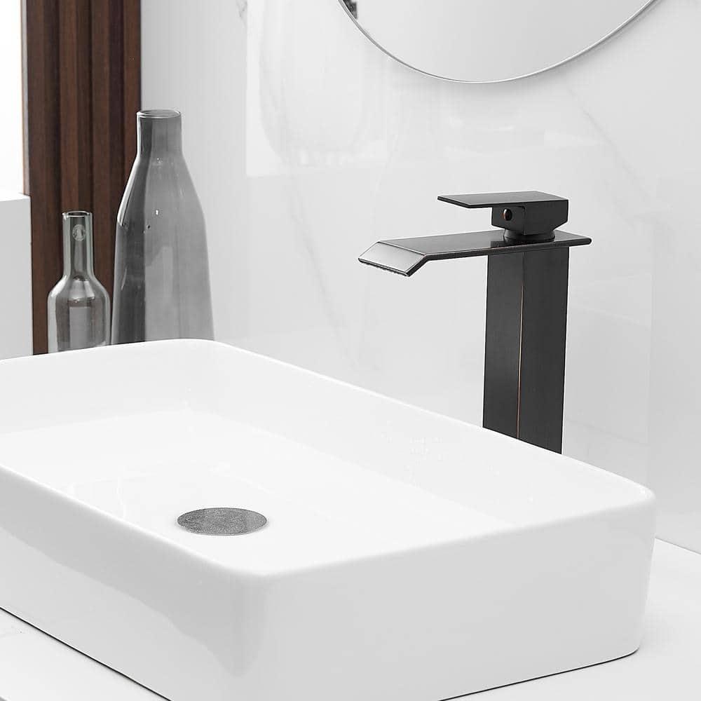 Vessel Sink Faucet Single-handle Bathroom Faucet with Drain Assembly