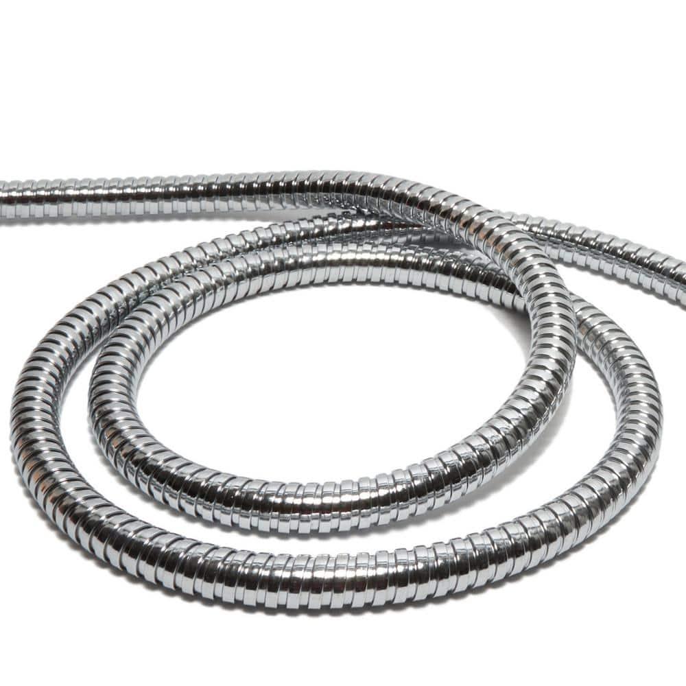 HotelSpa 5 to 7 Foot Extra Long Stretchable Stainless Steel Shower Hose Stretches to Your Needs!