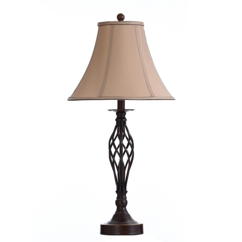 Stylecraft Home Collection - Barclay - 1 Light Table Lamp and Floor Lamp Set (2