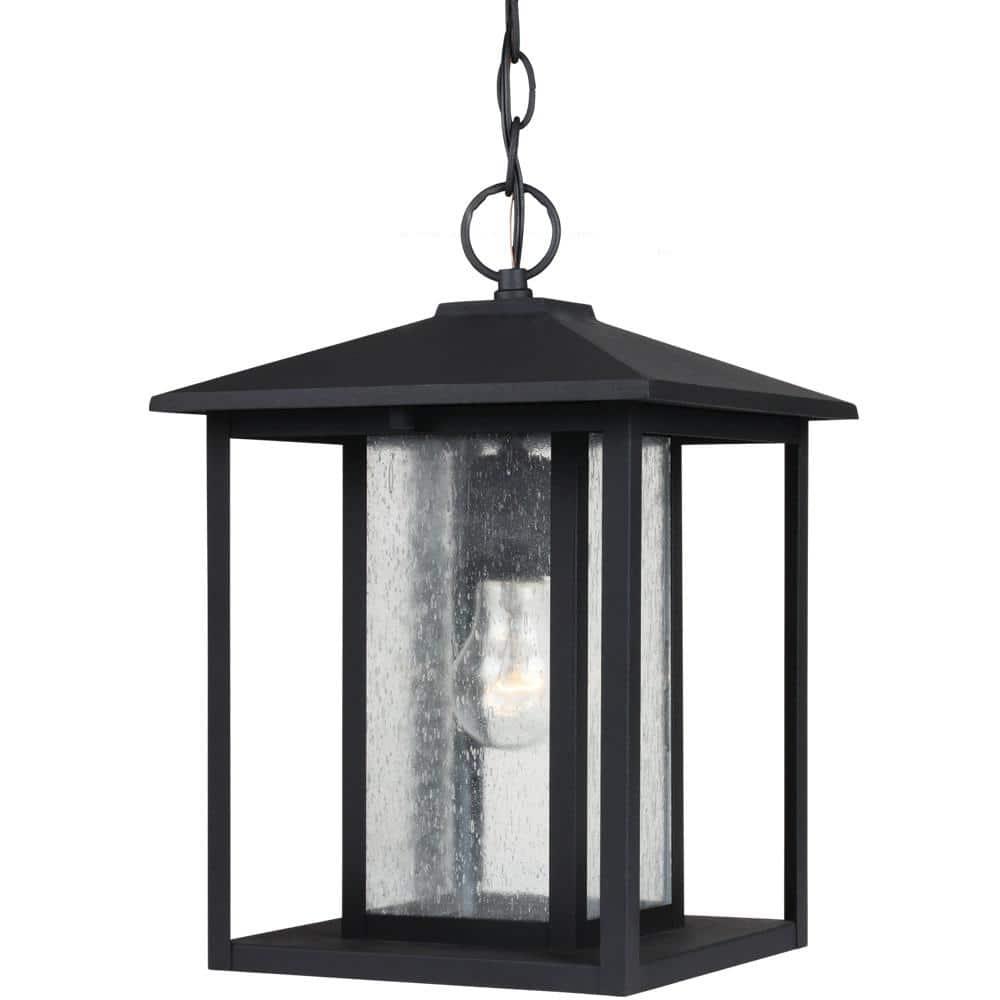 Vermont Seeded Outdoor Metal Hanging Lantern