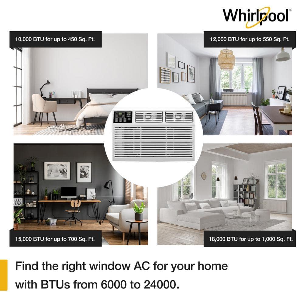 Whirlpool Whirlpool 18000 BTU Energy Star Window Air Conditioner for 550 Square Feet with Remote Included