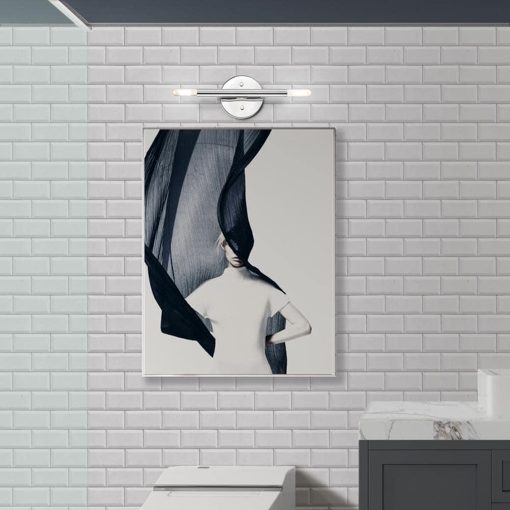 Livex Lighting Copenhagen 2 - Light Wall Light in  Polished Chrome