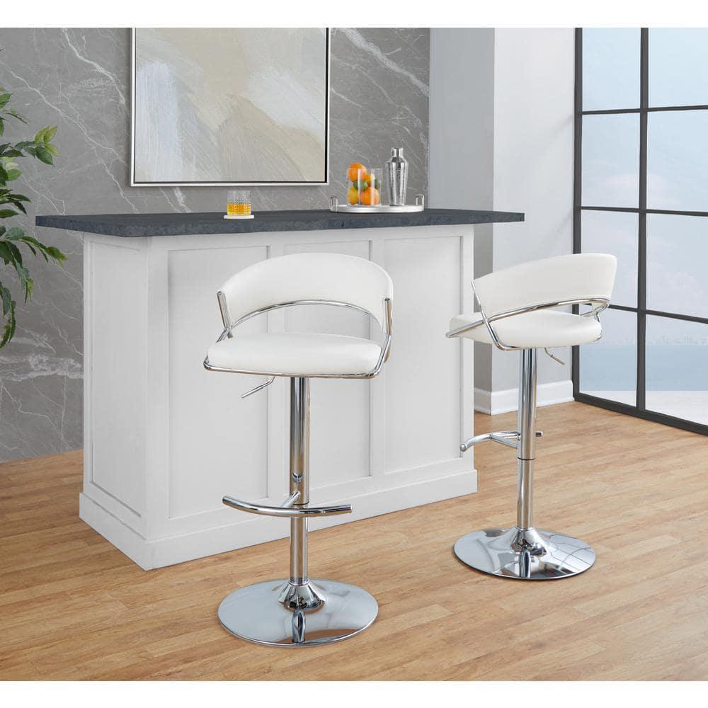 LumiSource Jie Adjustable Barstool - Set Of 2