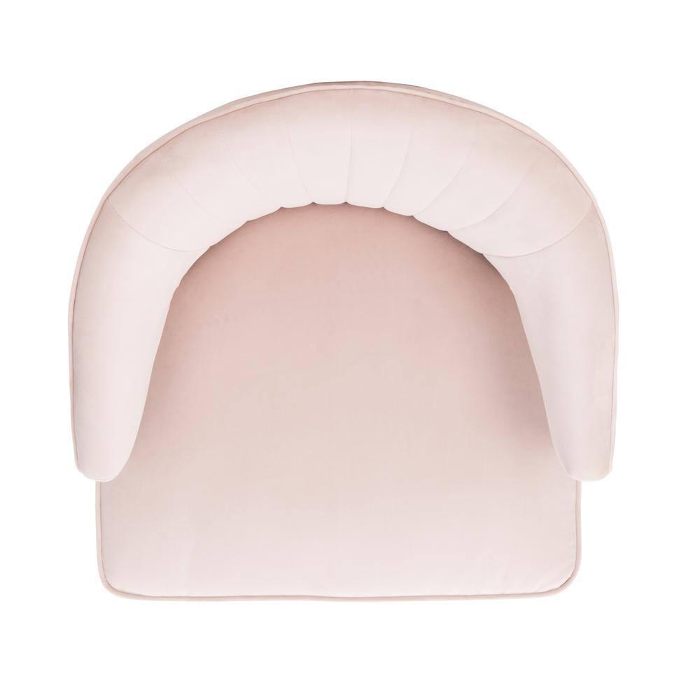 Stazia Wingback Accent Chair - ACH4502 - Blush/Black - Safavieh