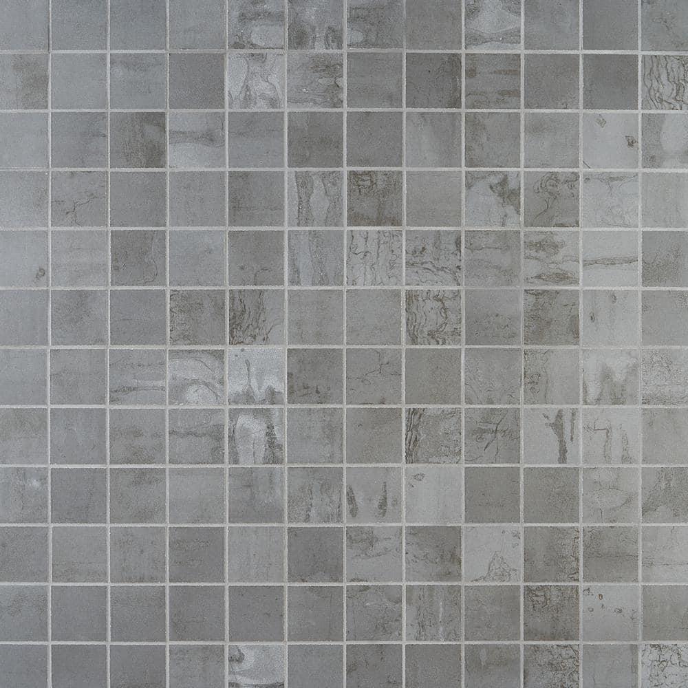 Angela Harris Alloy 2" x 2" Porcelain Metal Look Mosaic Wall & Floor Tile Tile ( 0.92 sq. ft. / box )