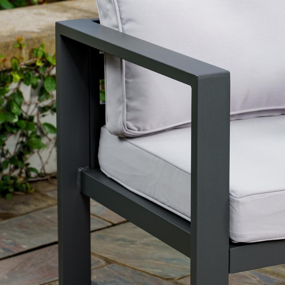 Tortuga Outdoor Lakeview Aluminum Club Chair - Gray