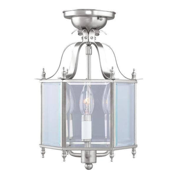 Livex Lighting Livingston 3 - Light Chandelier in  Brushed Nickel